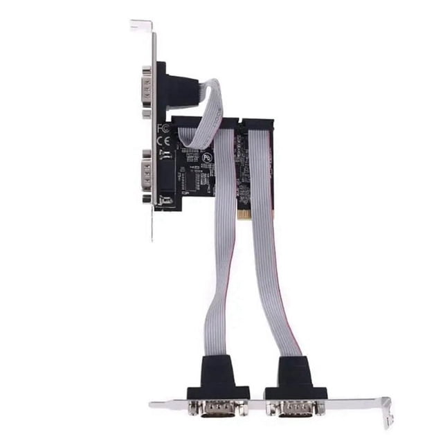 Tarjeta PCI-e A RS232 de 4 Puertos Serie AX99100, Adaptador de Expansión COM DB9 para PC de Escritorio