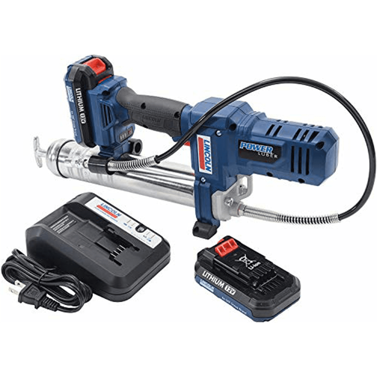 Lincoln 1262 PowerLuber Battery Powered 12 Volt Lithium Ion Cordless Grease Gun