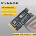 thumbnail image 3 of BCM94360CS2 Dual Band Wifi Card + NGFF M.2 Key A/E Adapter Card WIFI BT 4.0 802.11Ac Card for 11Inch, 3 of 5