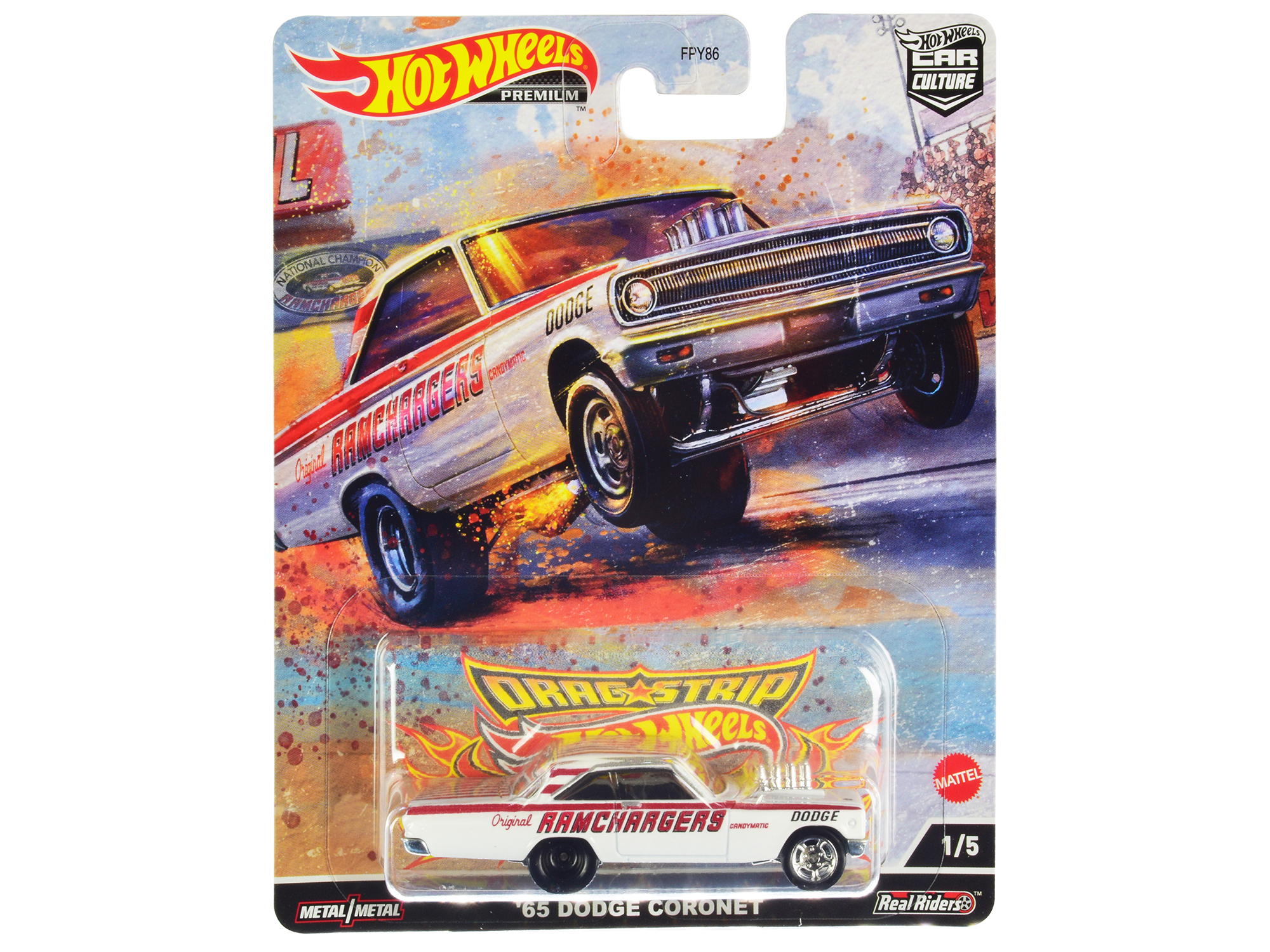Hot Wheels Premium Car Culture Drag Strip - Set of 5 or Assorted Style - image 2 of 6