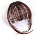 thumbnail image 1 of On Women Bangs Hair Clip High Temperature Fiber Hair Extensions Bangs Fringe with Temples Hairpieces, 1 of 8