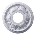 thumbnail image 1 of Acanthus Medallion 11 Inch In White Finish, 1 of 2