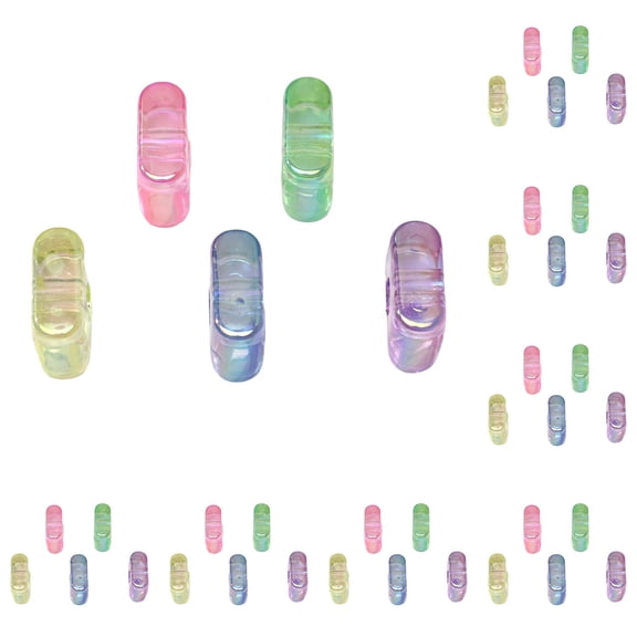 HonestMatter Letter Beads, Large Hole Alphabet Beads, Chunky Acrylic Letter Charms for Paracord Keychains, Bracelet Making, and Shoelace Crafts, 50 Pcs