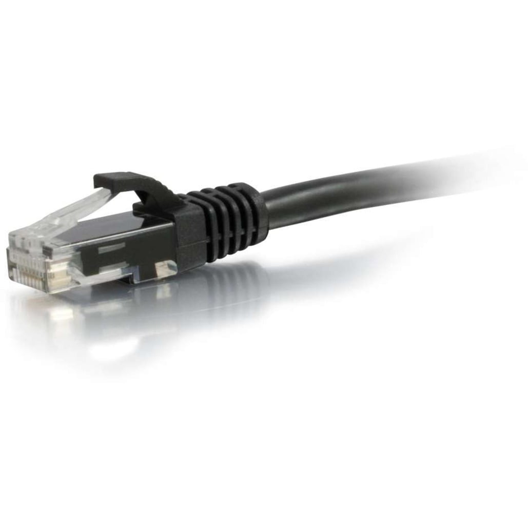 C2G 100ft Cat6a Snagless Unshielded UTP Network Patch Ethernet Cable-Black - 100 ft Category 6a Network Cable for Network Adapter Hub Switch Router Modem Patch Panel Network Device - First End: