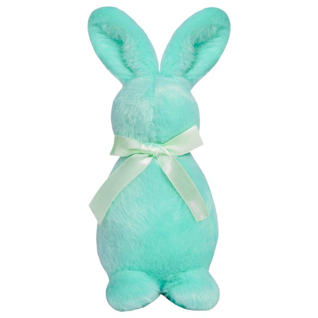 CHUANK 3/2/1pcs Easter Decorations Pastel Flocked Easter Bunny Decor Spring Table Centerpieces Indoor Decor Bunnies Decoration Set for Home Party