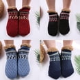 thumbnail image 2 of LUVCLS Calcetines de suelo de otoño e invierno, calcetines cálidos para mujer y hombre, calcetines de nieve para yoga, 2025, calcetines, zapatillas para dormir, calcetines S5x3, 2 of 7