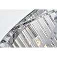 thumbnail image 6 of Gavin Chrome 19-Inch 4-Light Metal & Crystal Drum Shade Fandelier, 6 of 12