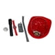 thumbnail image 2 of 6x Gorro de disfraz de para niños, juguetes de vestir para niños, reloj, accesorios para disfraces de cosplay, juego de simulación de Rojo, 2 of 8