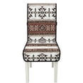 thumbnail image 7 of TSOVTHRID Aztec Tribal Geometric Print Dining Chair Covers Quilted Removable Upholstered Chair Slipcovers Stretch Stain Resistant Anti-Slip Seat Cushion Slipcovers, Set of 2, 7 of 7