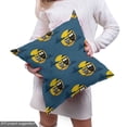 thumbnail image 4 of Ambesonne Owl Fabric by the Yard Upholstery, Birds on Branches Full Moon, 1 Yard, Dark Sky Blue Yellow, 4 of 4