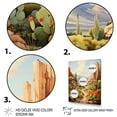 thumbnail image 3 of Designart "Oasis Impasto Mexico Cactus wall art I" Mexico Canvas Wall Art, 3 of 5
