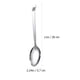 thumbnail image 3 of 2 cucharas de acero inoxidable para servir alimentos, prácticas cucharas coladoras de autoservicio., 3 of 5