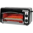 Hamilton Beach Toastation 2in1 2 Slice Black Toaster & Oven