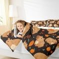 thumbnail image 3 of Manfei Cute Capybara 7-Piece Twin Bedding Sets For Capybara Lovers,Brown Kawaii Aninal Bedding Comforter Set,Cartoon Fruit Sheet Sets For Kids Boys Girls Bedroom Reversible, 3 of 7
