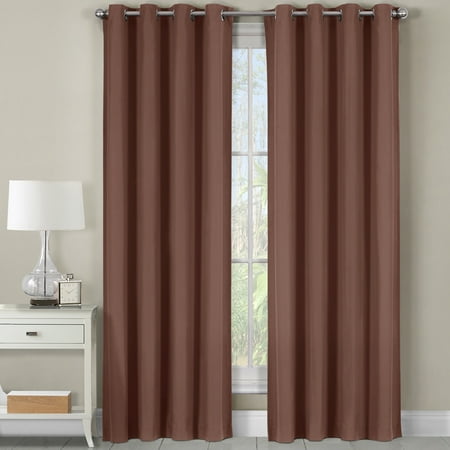 Luxor Heavyweight 100 Cotton Solid Room Darkening Curtains With