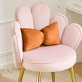 thumbnail image 3 of Petal Makeup Vanity Chair Back Pillow with Adjustable Bow Cushion for Home and Headboard Styling, 3 of 3