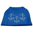 thumbnail image 3 of Pet Dog  Cat Shirt Rhinestone, "Anchors", 3 of 8