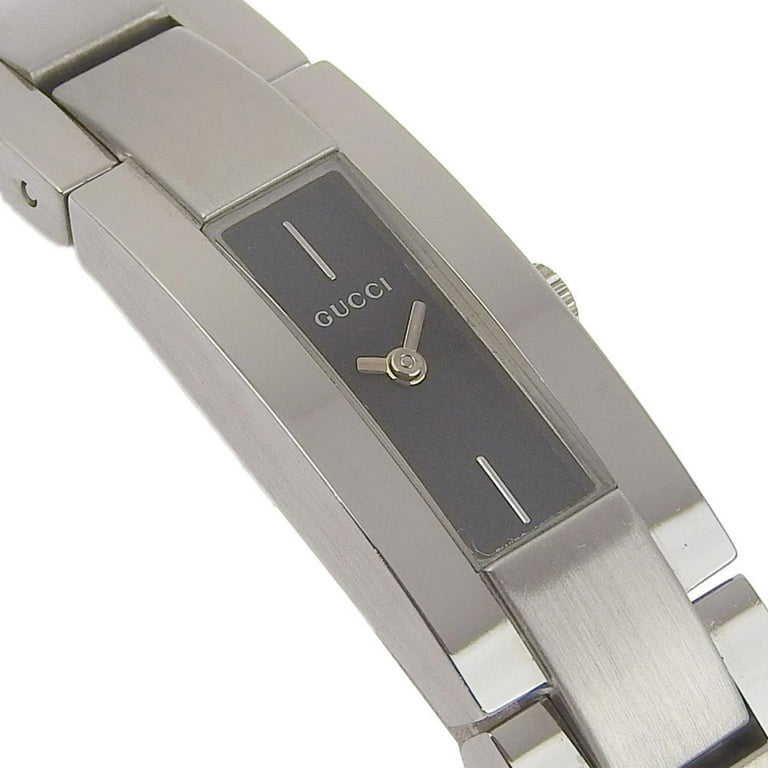 Pre-Owned GUCCI G Logo Watch 3600M Stainless Steel Swiss