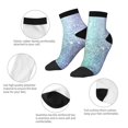 thumbnail image 5 of Pofeuu Beautiful Glitter Print 30cm Socks, Adult Running Hiking Socks for Youth and Adult, 5 of 7