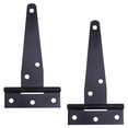 thumbnail image 4 of 2pcs Gate Hinge T Strap Shed Door Hinge Fence Gate Tee Hinge Wrought Hardware, 4 of 6