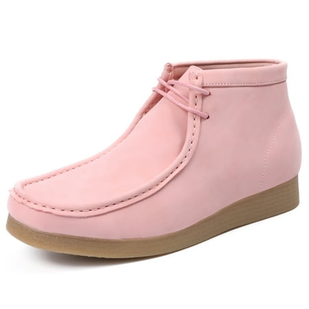 

Amali Jason2 - Men s High Top Casual Boots Manmade Suede Wallabee Boots - Casual Boots Lace Up Boots Crepe Rubber Sole Boots - Mens Wallabee Boots