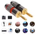 thumbnail image 1 of LHCER 24K Gold-plated Pure Copper Banana Head Plug Audio Speaker Cable Connector,Banana Plug, Audio Cable Head, 1 of 8