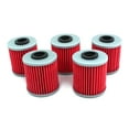 thumbnail image 4 of 5pcs Oil Filter for Kawasaki KX250F KXF 250 KXF250 KX450F Suzuki RM-Z250 RM-Z450 RMX450Z Replace HF207 KN-207, 4 of 7