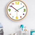 thumbnail image 3 of AMERTEER Wall Inch Silent Non Ticking Quality Battery Operated Wall Clocks  Read Numbers Classroom Kids, 3 of 6