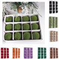 thumbnail image 2 of 12 bolas de plástico flocadas para árbol de Navidad, 6 cm, decorativas, para colgar en el árbol de Navidad, bolas de terciopelo de colores para Año Nuevo, 2 of 5