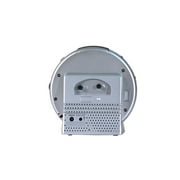 Sonic Alert – Sonic Boom Analog Alarm Clock with White Bed Shaker – Silver
