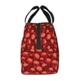 thumbnail image 2 of Lsque Red Skulls 1 Pattern Lunch Bag Women/Men Insulated Lunch Box,Small Leakproof Cooler Food Lunch Containers Reusable High Capacity Lunch Tote Bags, 2 of 6