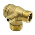 thumbnail image 1 of Accesorios de conector de válvula de retención de compresor de aire DYNWAVEMX 3 puertos macho, 1 of 8