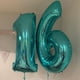 thumbnail image 2 of Globos de helio de aluminio grandes de 40 pulgadas con números del 0 al 9, decoraciones para fiestas de bodas, baby showers, figuras grandes, suministros para globos de aire, 2 of 5