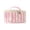 B002- Style B, variant on Makeup Travel Bag, Striped Travel Toiletry Bag, Clear Glossy Travel Makeup Case, Travel Bag for Toiletries, 9X6X5 Inch Large Capacity Contrasting Color Waterproof Pvc Storage