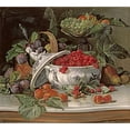 thumbnail image 2 of Pedersen, Sophus 22x20 Black Modern Framed Museum Art Print Titled - Plums, Grapes and Raspberries, 2 of 4