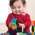 thumbnail image 4 of Bloques sensoriales Infantino Press & Stay para bebés de más de 6 m, 24 unidades, 4 of 6