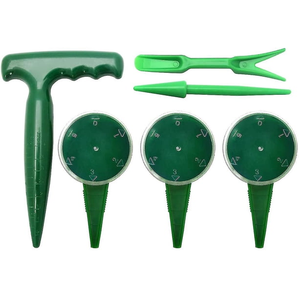 Juego de dispensador de semillas de siembra, herramienta de sembradora manual de jardín ajustable
