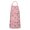 Princess and Ballerina, variant on Princess and Fairy Pink Pattern Apron for Women with Pockets, Cotton Linen Waterproof Adjustable Apron for Kitchen Cooking Gardening BBQ Salon 33"x27"