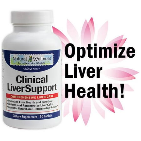 Natural Wellness Clinical Liver Support -12 Natural Supplements in 1 Bottle to Address All Your Liver Needs (Best Vitamins For Your Liver)