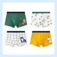 thumbnail image 2 of TOOYOU 4 Pack Boys Underwear Children'S Trunks Fashion Casual Boxer Briefs Sensory Friendly Boys Underwear 4Pcs Multipack, 2 of 3