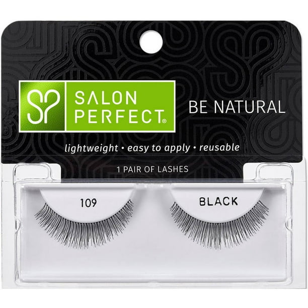 Salon Perfect Perfectly Natural Eyelashes, 109 Black, 1 pr Walmart