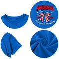 thumbnail image 6 of EnJoCho Boys Girls 4th Of July Shirt Cotton Kids Red White And Blue USA American Flag Shirt Comfortable Patriotic Tops Kids Girls Graphic Tee Summer Casual 2 12 Years, 6 of 8