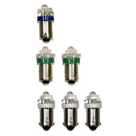 Scott Drake C6TZ-LED-GA-WT White LED Instrument Cluster Kit