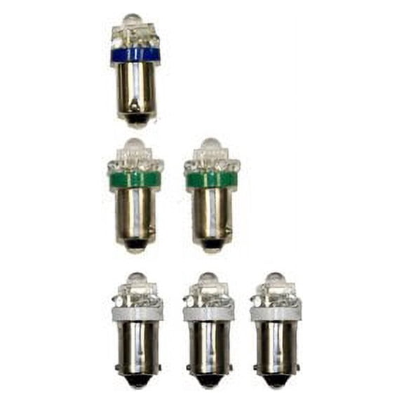 Scott Drake C6TZ-LED-GA-WT White LED Instrument Cluster Kit