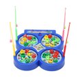 thumbnail image 4 of Magnetic Electric Fishing Game Toys, Exercise Hand Eye Coordination Rotating Fishing Game Board With Music For Home, 4 of 8