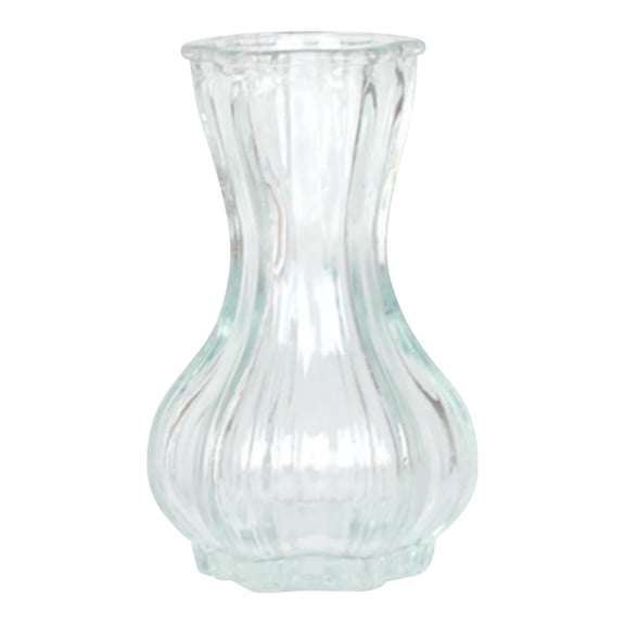 Bud Vase, Mini Vases for Flowers, Small Vintage Glass Vase for Centerpieces, Cute Clear Bud Vases for Home, Flower, Wedding Decorations, Style A
