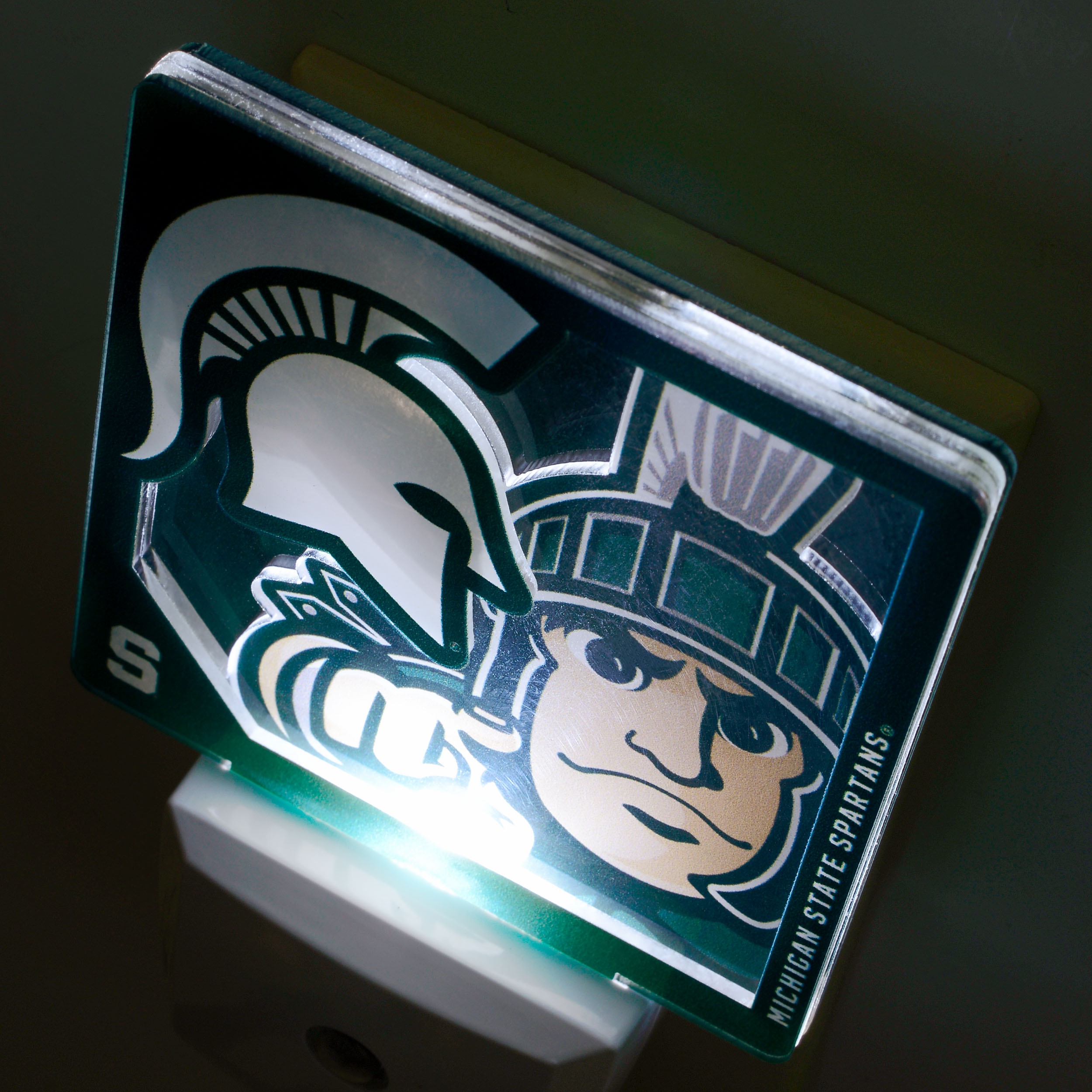Michigan State Spartans Logo Series Nite Light