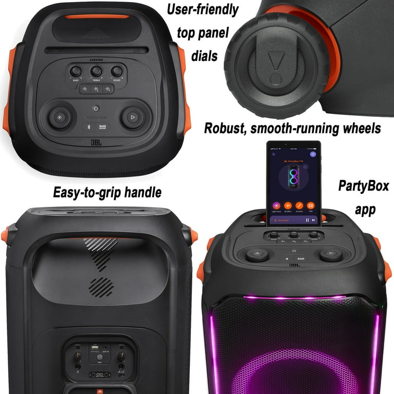 JBL PartyBox 710 Party Speaker with Powerful Sound, Built-in