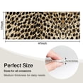 thumbnail image 5 of Brown and Black Leopard Print Kitchen Rug Mat,Kitchen Runner Rugs Non Skid Washable,Decorative Kitchen Floor Mats for Kitchen,Sink,Laundry,17"X47", 5 of 5