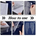thumbnail image 3 of 2 Pair Angel Wing Iron on Transfer Decal Rhinestone Heat Transfer Bling Patch Personalized Wing Print Clothing Repair Applique for Clothes T-Shirt Vest Hat Jeans, 3 of 5